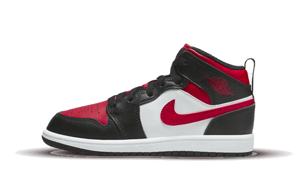 Air Jordan 1 Mid Alternate Bred Toe 2022 (ps) Restock