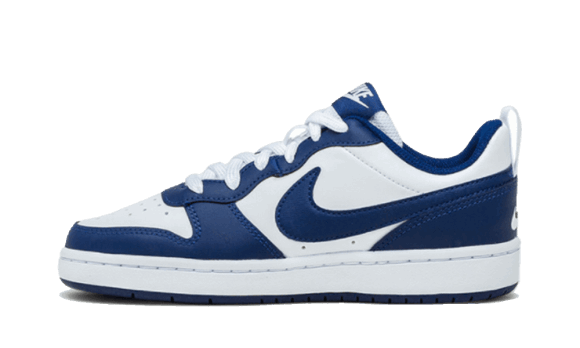 Restock Nike Court Borough Low 2 Alb Albastru Void (gs)