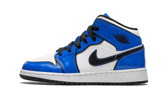 Reaprovizionare Air Jordan 1 Mid Signal Blue (gs)