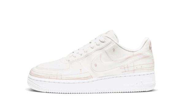 Reaprovizionare Nike Air Force 1 Low 07 Lx Blueprint Summit Alb (w)