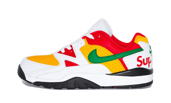 Nike Cross Trainer Low Supreme Alb Galben Rosu Restock