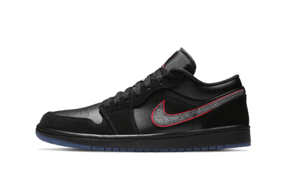 Reaprovizionare Air Jordan 1 Low Black Red Orbit