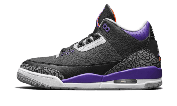 Air Jordan 3 Retro Negru Curt Violet Restock
