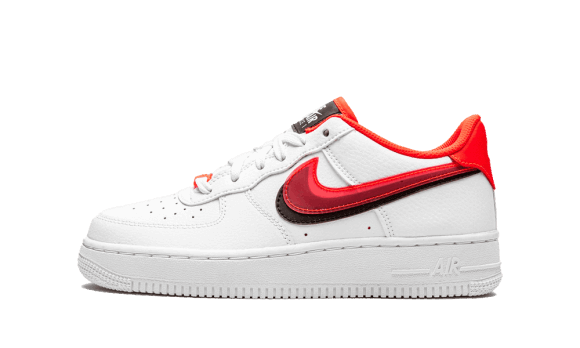 Nike Air Force 1 Low Lv8 Double Swoosh Roșu Negru (gs) Restock