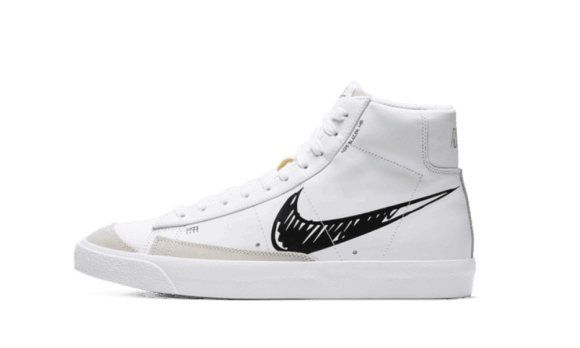 Restock Nike Blazer Mid 77 Sketch Alb Negru