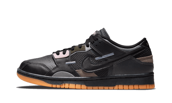 Nike Dunk Low Scrap Negru Restock Gumă