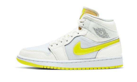 Reaprovizionare Air Jordan 1 Mid Se Voltage Galben (w)