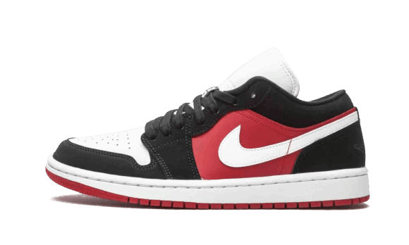 Air Jordan 1 Low Black White Gym Red (w) Restock