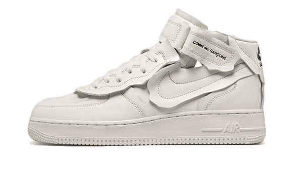 Restock Nike Air Force 1 Mid Comme Des Garcons Alb