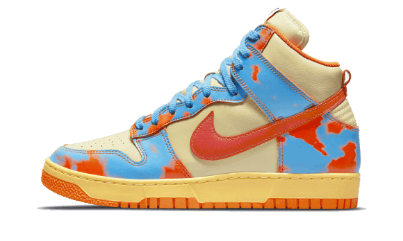 Reaprovizionare Nike Dunk High 1985 Orange Acid Wash