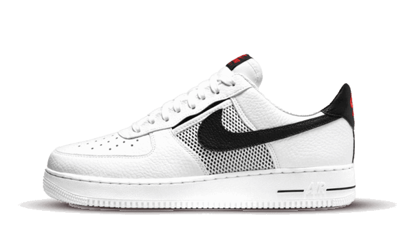 Nike Air Force 1 Low Mesh Buzunar Alb Negru Restock