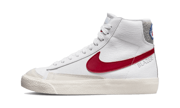 Nike Blazer Mid 77 Alb Fum Deschis Gri Phantom Gym Roșu (gs) Restock