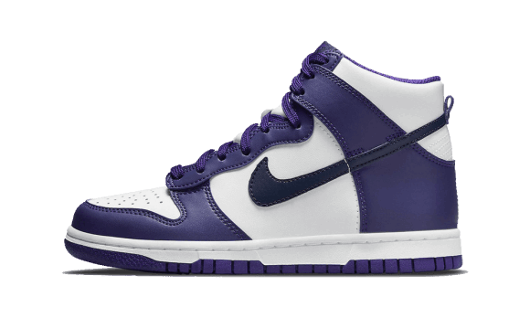 Nike Dunk High Electro Violet Midnight Navy (gs) Restock