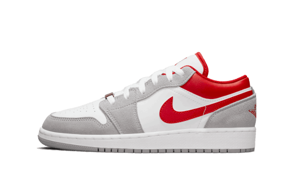 Restock Air Jordan 1 Low Se Smoke Grey Gym Red (gs)