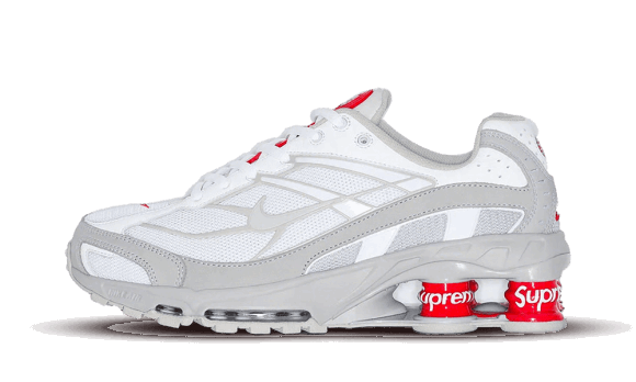 Reaprovizionare Nike Shox Ride 2 Supreme Alb Gri Ceață