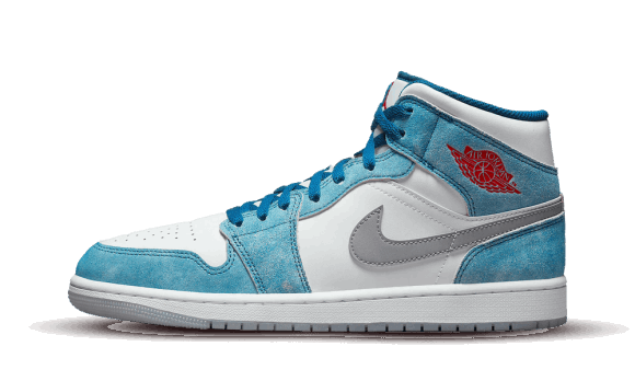 Reaprovizionare Air Jordan 1 Mid French Blue Fire Red