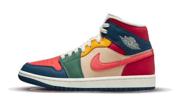 Reaprovizionare Air Jordan 1 Mid Multicolor 2022 (w)