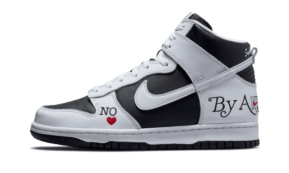 Nike Sb Dunk High Supreme Prin Orice Mijloace Negru Alb Restock