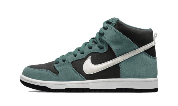 Nike Sb Dunk High Verde Din Piele Intoarsa Restock