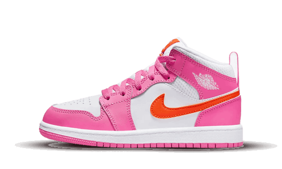 Air Jordan 1 Mid Pinksicle Safety Orange (ps) Restock
