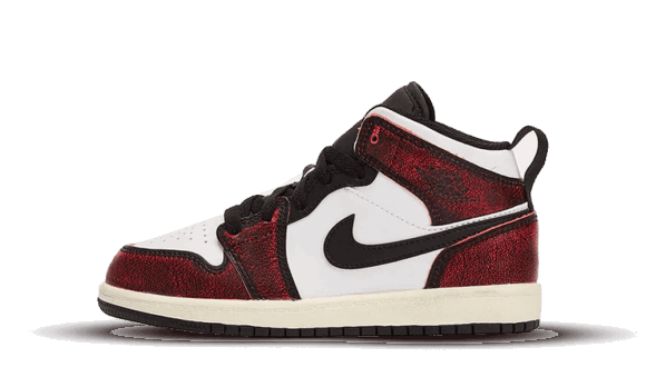 Reaprovizionare Air Jordan 1 Mid Black White Sail Infraroșu 23 (ps)